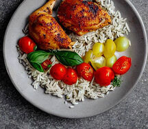 Quarter Chicken & Rice