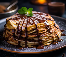 Crêpe 3 chocolats