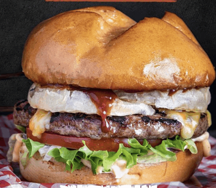Buffalo hump burger, frites & boisson