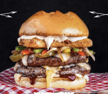 Cheating burger, frites & boisson