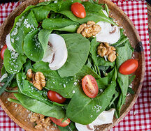 Salade de roquette au parmesan