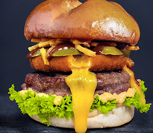Cheeeesy burger, frites & boisson