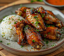 Hot Wings & Rice