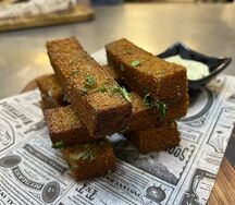Гренки чесночные