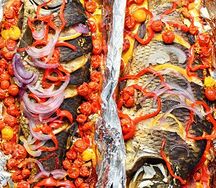 Poisson papillote attieké ou riz