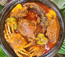 Sauce graine avec du riz ou foutou