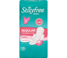 Stayfree Maxi Teens Wings Scented 10s