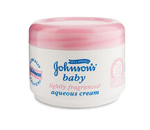 J&J baby aqueous cream lightly fragranced