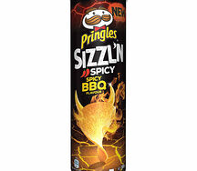 Pringles Sizzlin Spicy BBQ