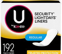 Kotex Light Day Panty Liners Reg 20s