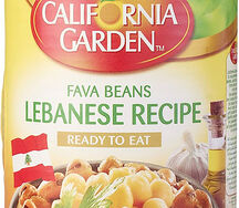 California Garden Lebanese Recipe Fava Beans