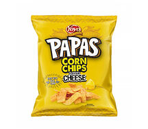 Papas corn chips cheese