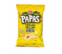 Papas corn chips cheese