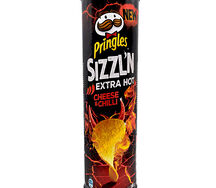 Pringles Sizzlin Xtra Hot Cheese & Chili