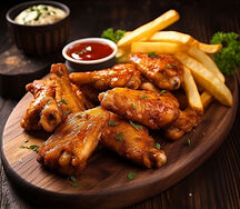 Party wings platter