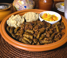 Nshima with finkubala