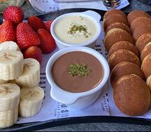 Фондю с панкейками