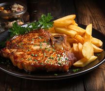 Pork Chops & Chips