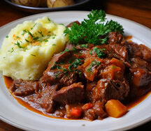 Mashed Potato & Beef Stew