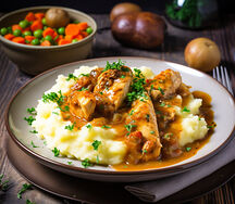 Mashed Potato & Chicken Stew