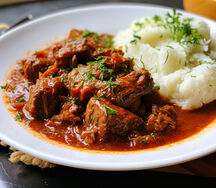 Nshima & Goat Meat