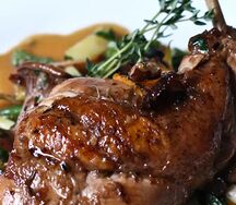 Lapin braisé au gingembre