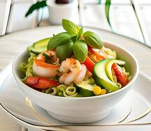 Salade de crevettes