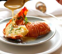 Langouste grillée et beurre citronné