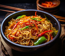 Schezwan Veg Noodles