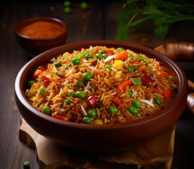 Schezwan Veg Fried Rice