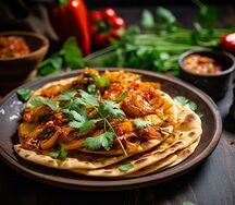 Chilli Parotta (Veg)