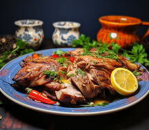 Lapin au four