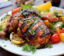 Poulet africain au four