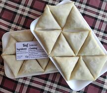 Beef Samosas (Frozen)