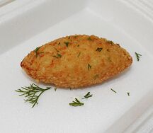 Котлета мясная с сыром
