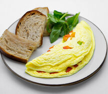 Omelette It Be With Sourdough Toast (Veggie)