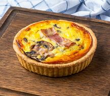 Hugs And Quiches (Bacon And Mushroom Quiche)