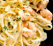 Gamba tagliatelles
