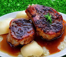 Nshima & pork chops
