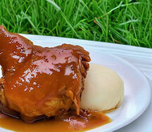 Nshima & village chicken