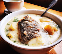 Fish with potatoes