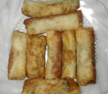 Chicken spring roll