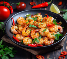 Shrimps tawa masala