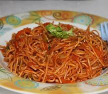 American chopsuey noodles veg