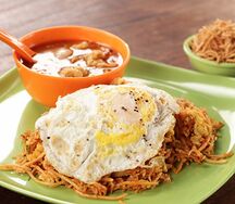 Triple fried rice non veg