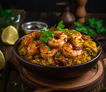 Shrimps Biryani