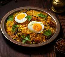 Egg biryani