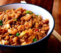 Singapore fried rice non veg
