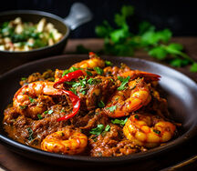 Prawns tawa masala