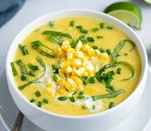 Sweet corn soup